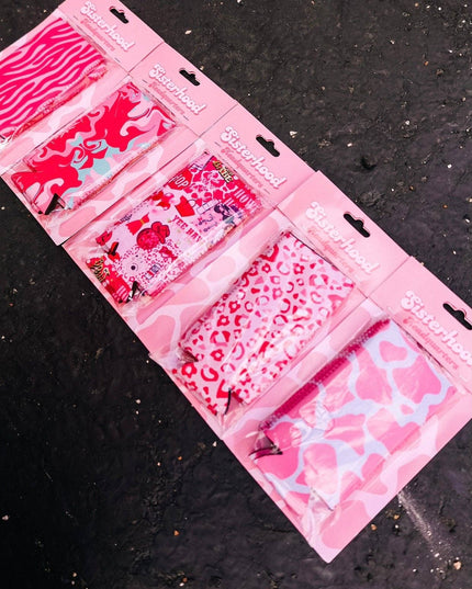 Pink Leopard Tall Coozie 2-Pack