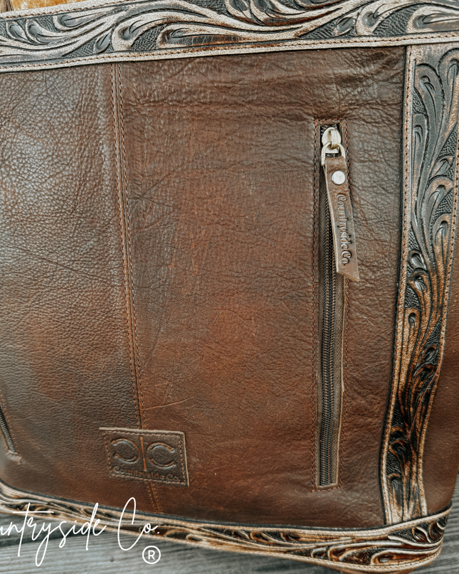 Adeline Leather Tote Purse