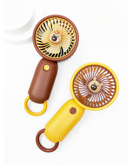 Portable Capybara Hand Fan with Stickers