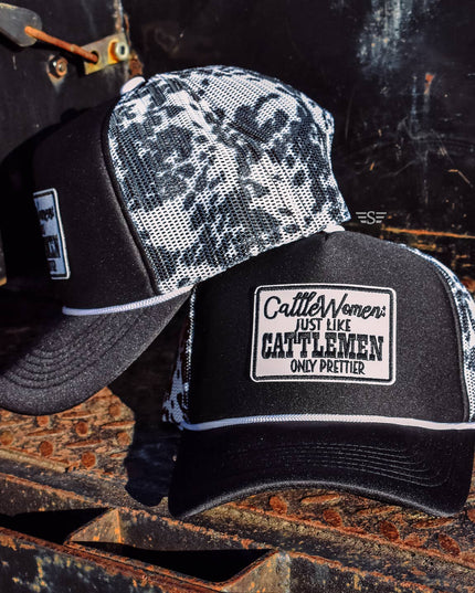 CattleWomen Are Prettier Printed Mesh Trucker Cap
