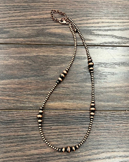 736510, Western Copper-tone Necklace