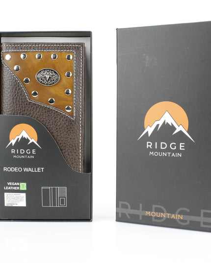Rodeo Wallet with Bison Head Concho VL880