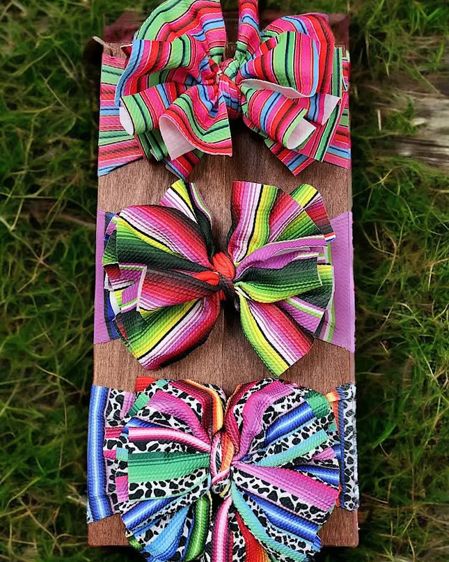 Big Tassel Printed Fashion Headband for Kids