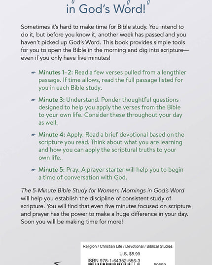 The 5-Minute Bible Study for Women: Mornings in God's Word