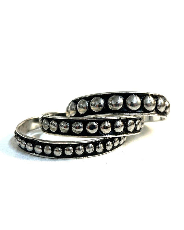 WESTERN BUBBLE METAL CUFF BRACELET