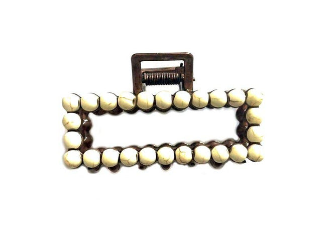 Western Mini Navajo Pearl Hair Claw