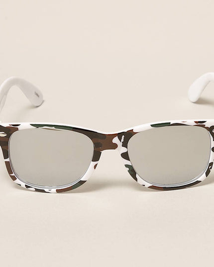 Kids Trendy Camo Pattern Sunglasses