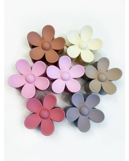 Matte Sweet Colors of Daisy Hair Clips
