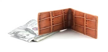 Money Clip: 1410 - Tan