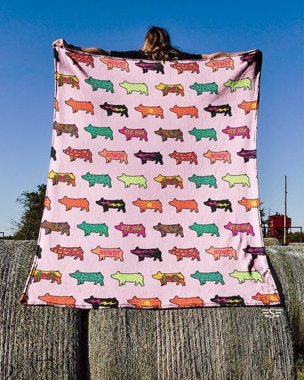 Stock Show Vibes Blanket