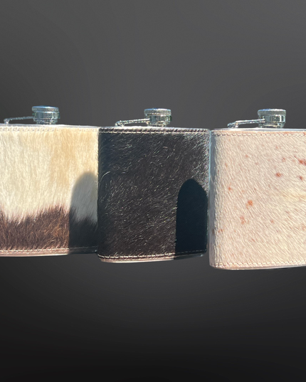 Cowhide Flask Stainless Steel