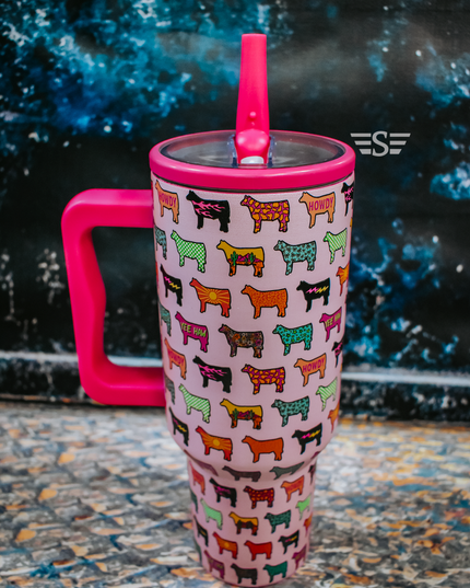 Stock Show Vibes 40oz Flip TopTumbler