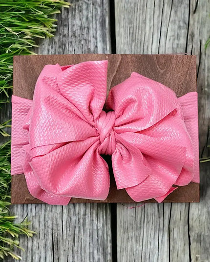 Metallic & Matte Faux Tassel Printed Fashion Headband