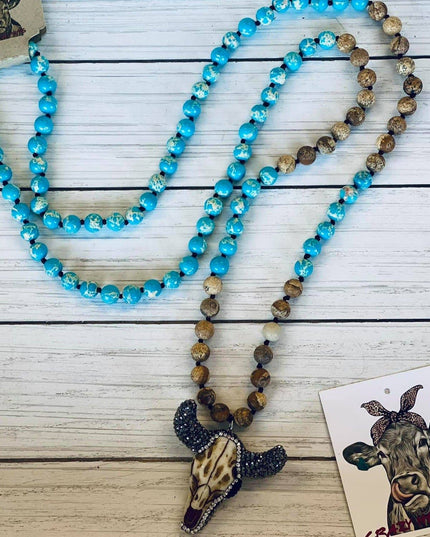 Steer Head Necklace #2