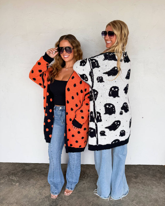 PREORDER- BOO CREW REVERSIBLE CLOUD CARDIGAN