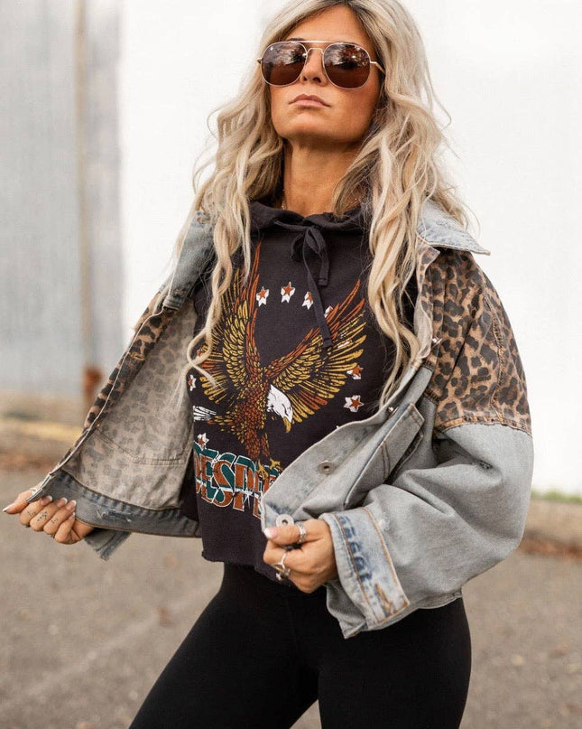 Desperado Cropped Hooded sweatshirt