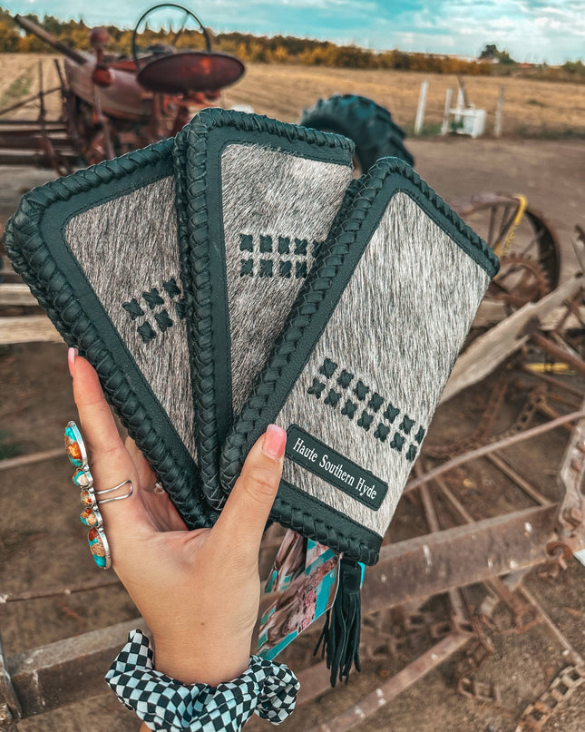 The Hazy Wesson (Black Leather) Wallet a Haute Southern Hyde