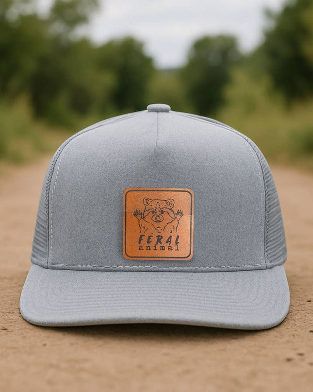 "Feral Animal" Raccoon Trucker Hat for Outdoor Nature Kids