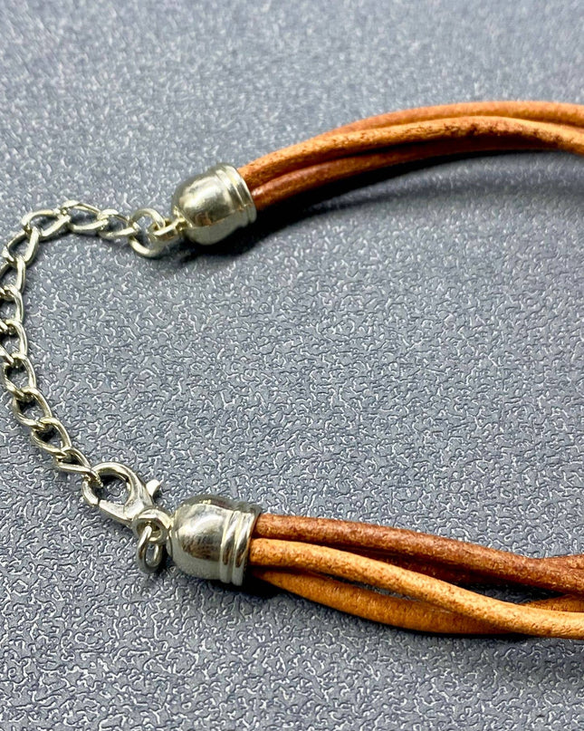 Western Style Charm Multi-Layer Artificial Leather  Bracelet - WJ