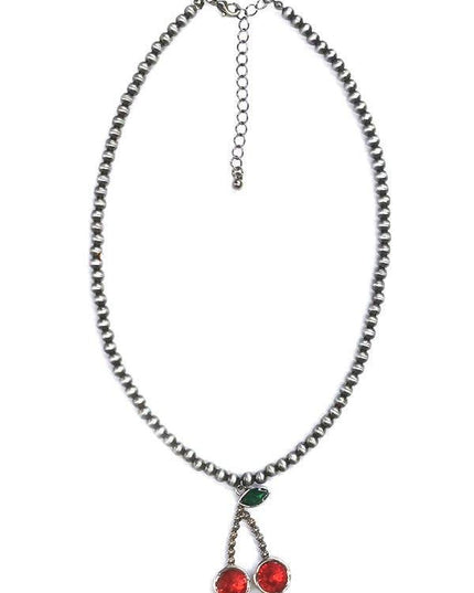 Western Cherry Navajo Pearl Necklace