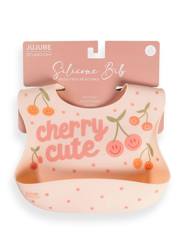 Silicone Bib Cherry Cute