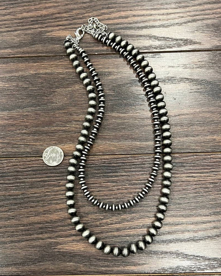 736652, 24" Handmade Navajo Bead Necklace