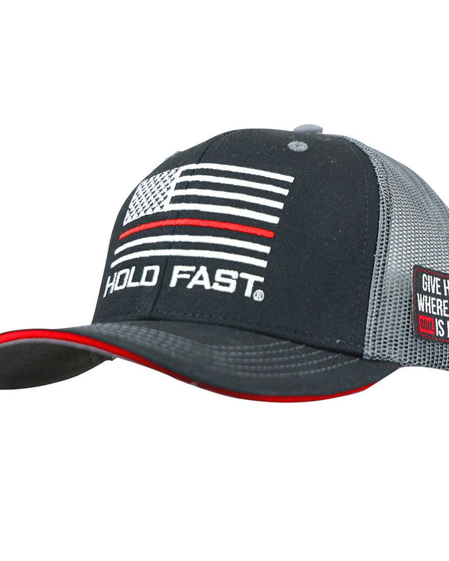 HOLD FAST Mens Cap HF Fireman Flag
