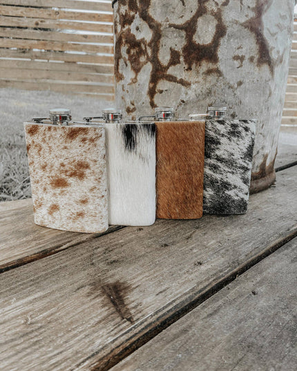 Cowhide Flask Stainless Steel Men & Women Gift