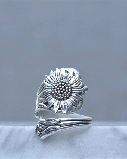 VINTAGE BOHO FLORAL STATEMENT RINGS | 40R129