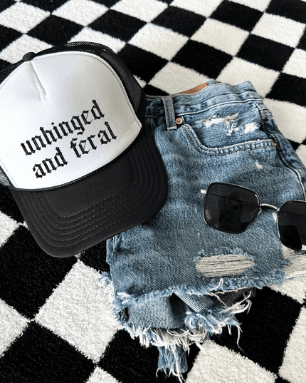 Unhinged And Feral Trucker Hat