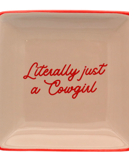 Square Trinket Tray Literally Just A Cowgirl