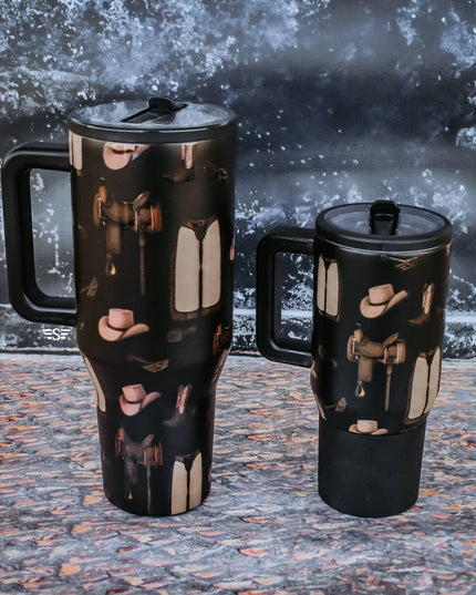 Classic Western Flip Top Tumbler