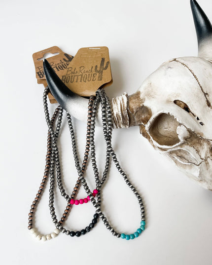 Western Navajo Bead Choker Necklace
