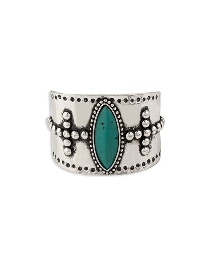 Forever Faith Silver Cuff Bracelet