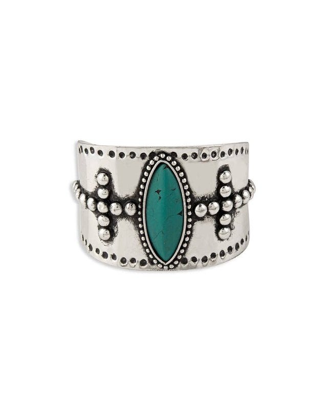 Forever Faith Silver Cuff Bracelet