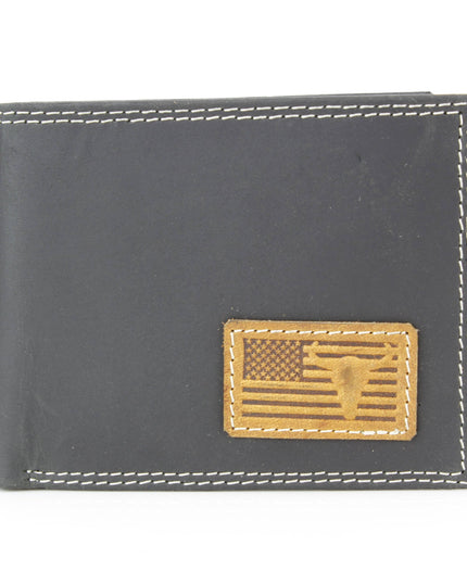 Bi-Fold Men’s Wallet with American Flag ABMW 25-2005