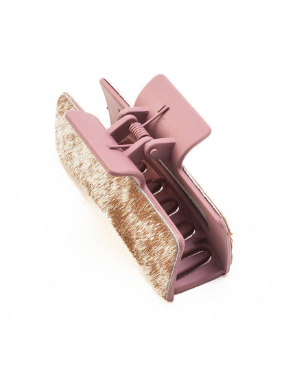 High Vista Hair Comb Clip In Peach and Brown