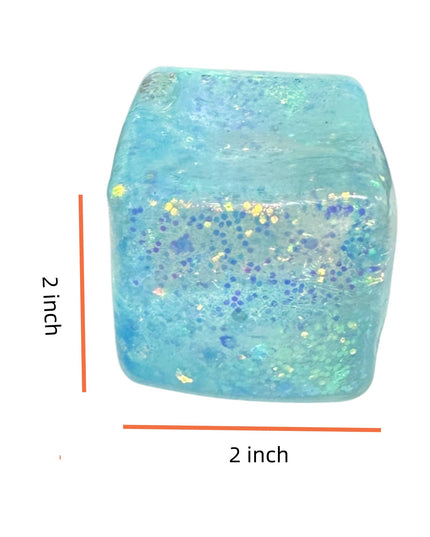 GALAXY GLITTER SLOW RISING SQUISHY CUBES KAWAII FIDGET TOY