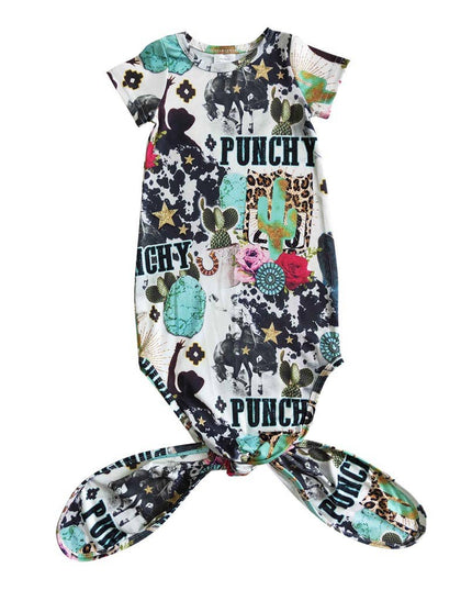 Baby newborn western cactus gown