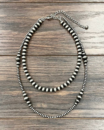 735689, 22" Handmade Navajo Bead Necklace