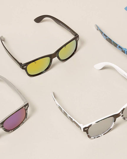 Kids Trendy Camo Pattern Sunglasses