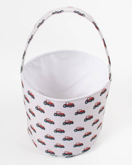 Red Tractor Easter Basket