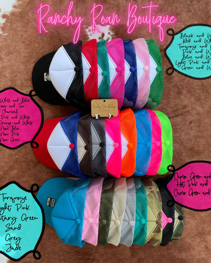 Put It On My Cowboys Tab Western Trucker Hat