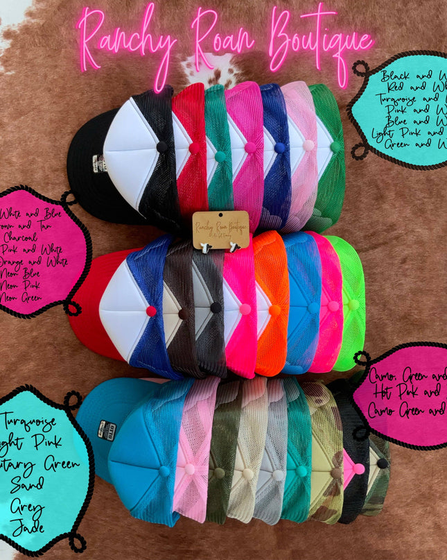 Put It On My Cowboys Tab Western Trucker Hat