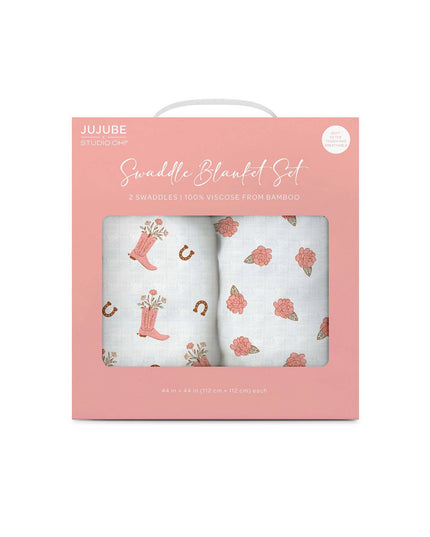 Swaddle Blanket Set Bloomin' Boot