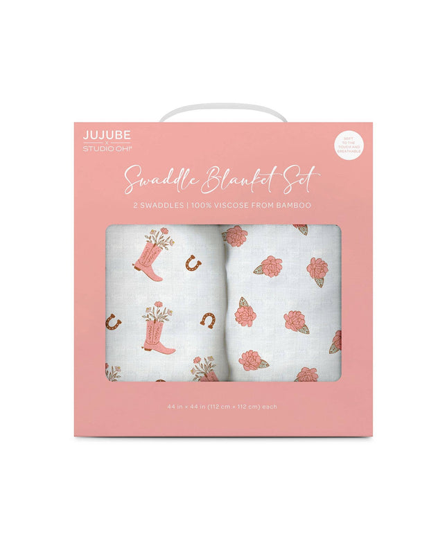 Swaddle Blanket Set Bloomin' Boot