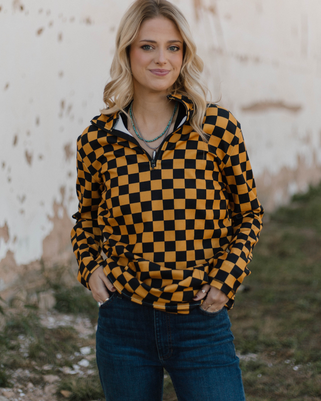 Pep Rally Pullover- Gold