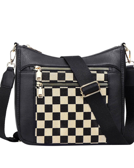 Ashley Mixed Media Crossbody