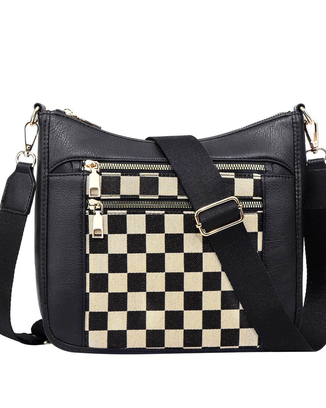 Ashley Mixed Media Crossbody