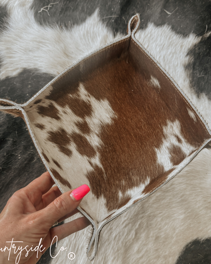 Cowhide Tray